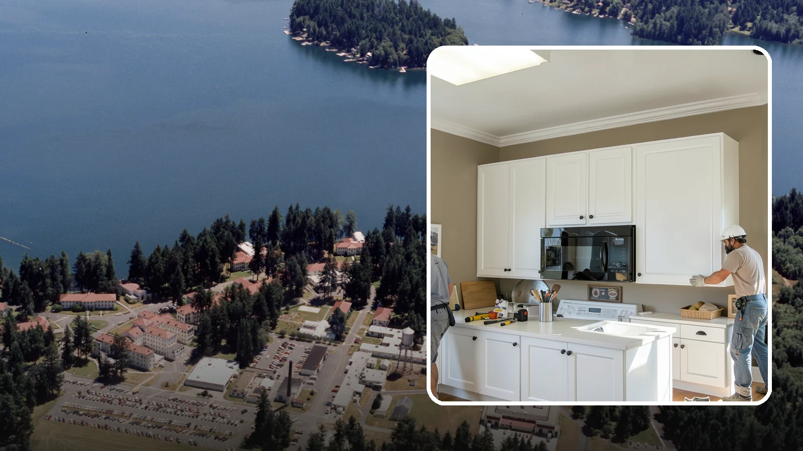 Cabinet Crown Molding in Lakewood, Pierce County, WA - Adding crown molding to the tops of your cabinets to bridge the gap to the ceiling with a custom, finished look.