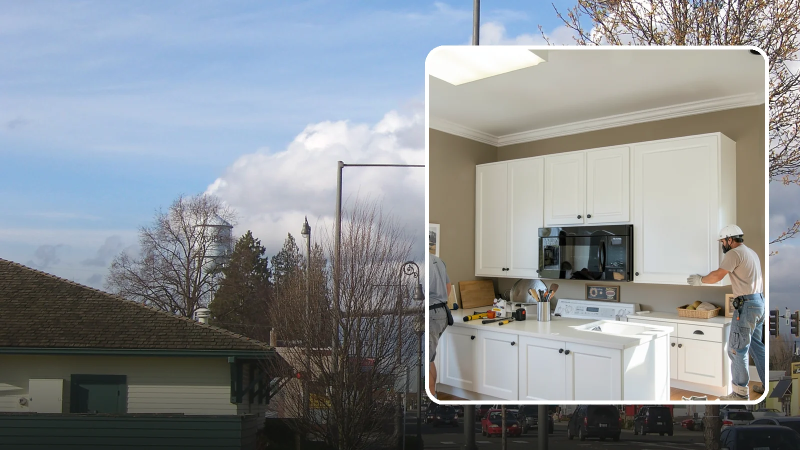 Cabinet Crown Molding in Marysville, Snohomish County, WA - Adding crown molding to the tops of your cabinets to bridge the gap to the ceiling with a custom, finished look.