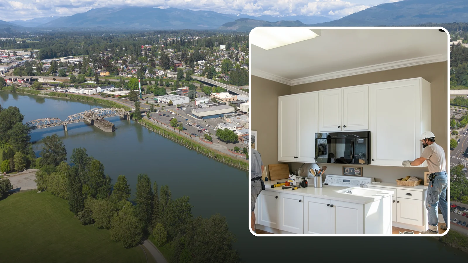 Cabinet Crown Molding in Mount Vernon, Skagit County, WA - Adding crown molding to the tops of your cabinets to bridge the gap to the ceiling with a custom, finished look.