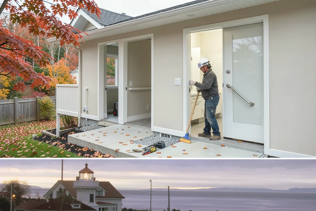 Cabinet Crown Molding in Mukilteo, Snohomish County, WA - Trim work fits any time of year and is a natural finishing step after a cabinet installation.