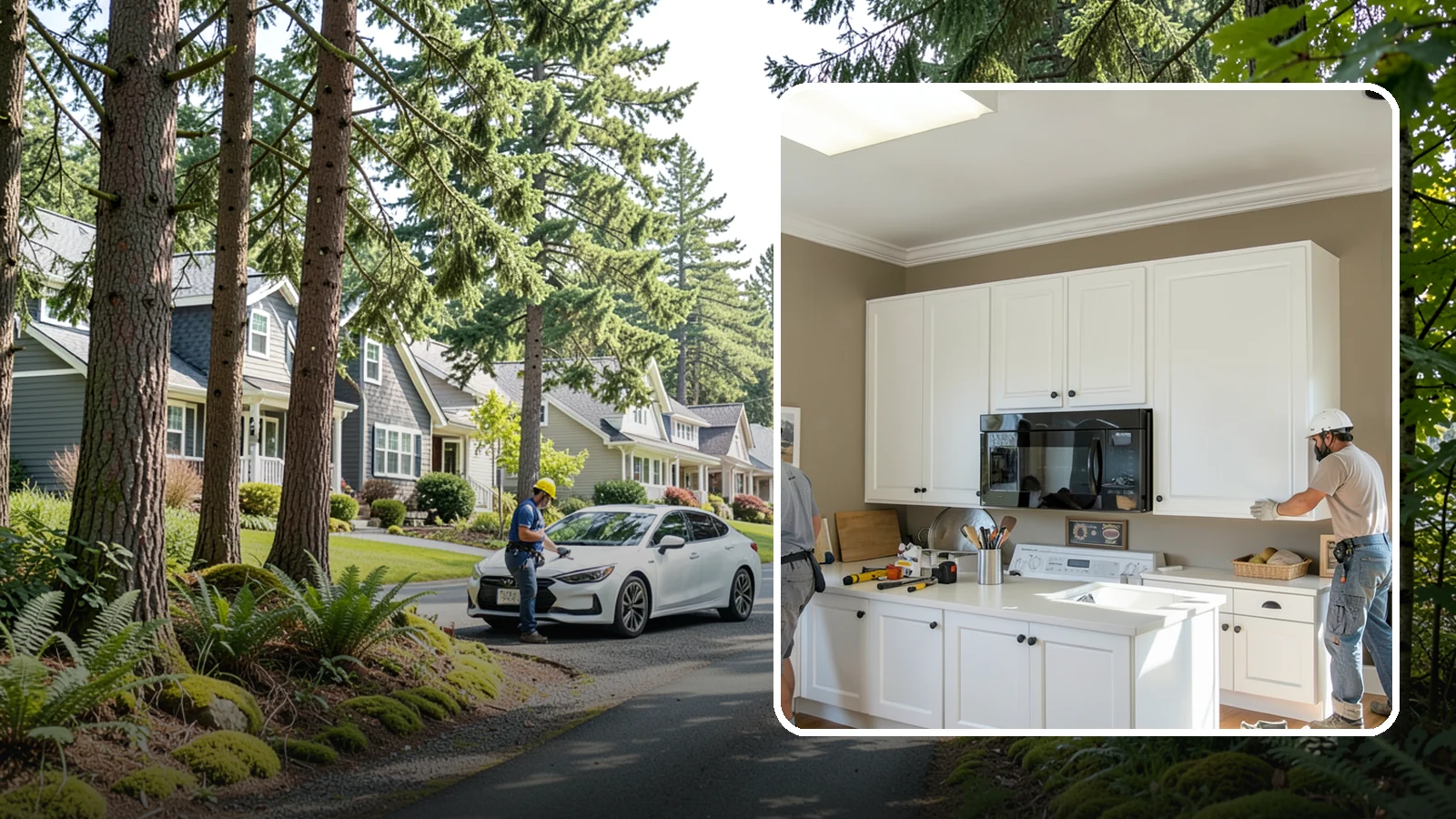 Cabinet Crown Molding in Normandy Park, King County, WA - Adding crown molding to the tops of your cabinets to bridge the gap to the ceiling with a custom, finished look.