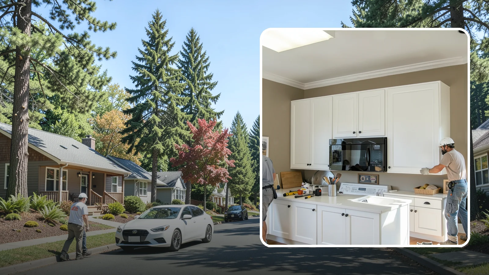 Cabinet Crown Molding in Orting, Pierce County, WA - Adding crown molding to the tops of your cabinets to bridge the gap to the ceiling with a custom, finished look.