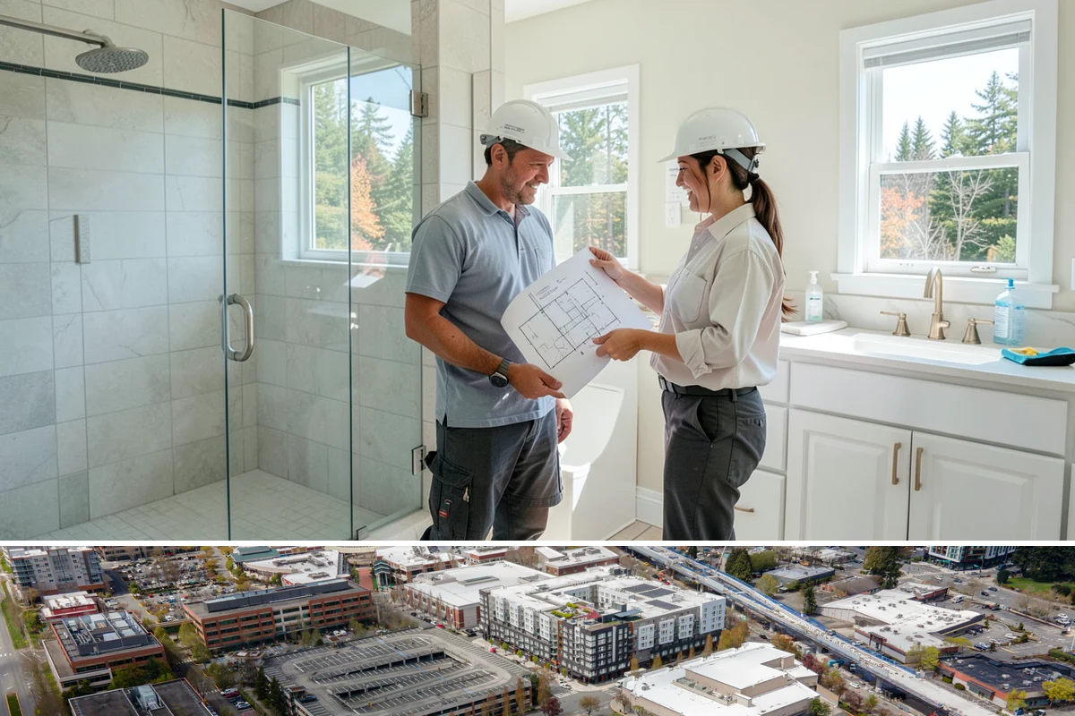 Cabinet Crown Molding in Redmond, King County, WA - Trim work fits any time of year and is a natural finishing step after a cabinet installation.