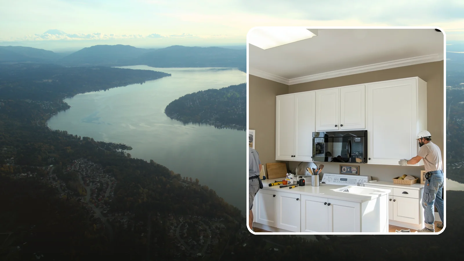 Cabinet Crown Molding in Sammamish, King County, WA - Adding crown molding to the tops of your cabinets to bridge the gap to the ceiling with a custom, finished look.