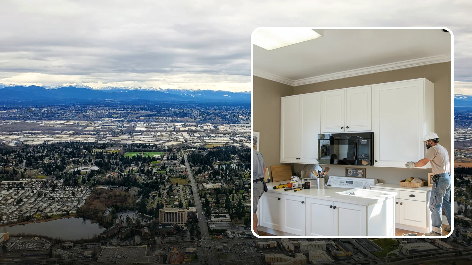 Cabinet Crown Molding in SeaTac, King County, WA - Adding crown molding to the tops of your cabinets to bridge the gap to the ceiling with a custom, finished look.