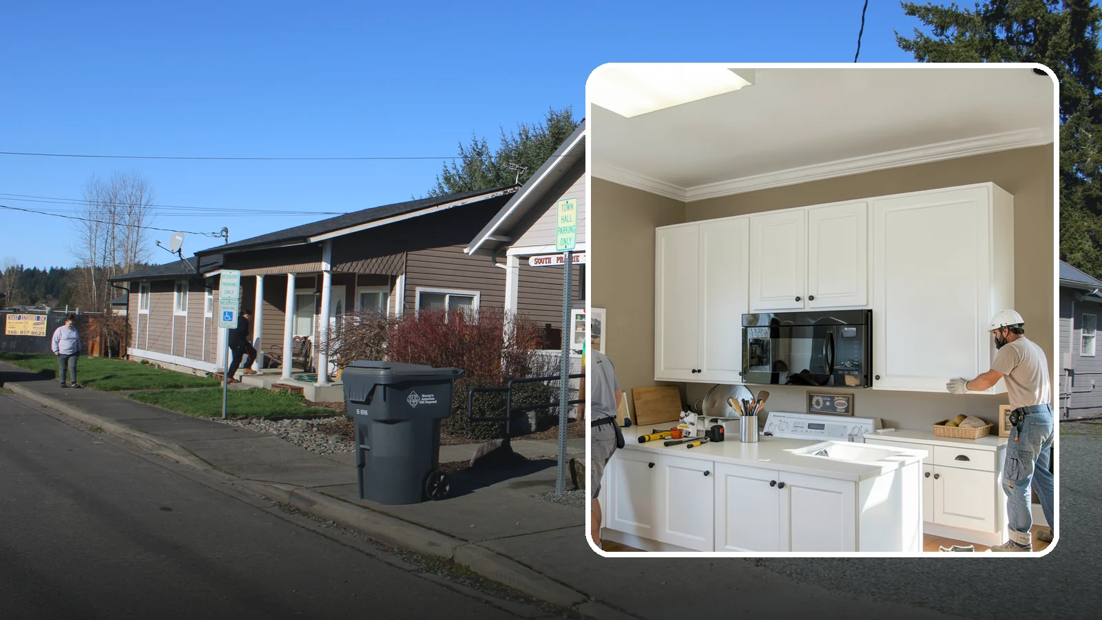 Cabinet Crown Molding in South Prairie, Pierce County, WA - Adding crown molding to the tops of your cabinets to bridge the gap to the ceiling with a custom, finished look.