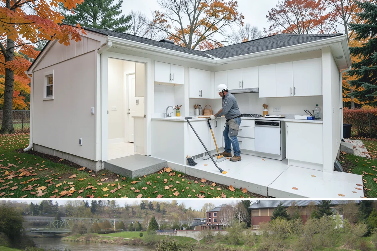 Cabinet Crown Molding in Tukwila, King County, WA - Trim work fits any time of year and is a natural finishing step after a cabinet installation.
