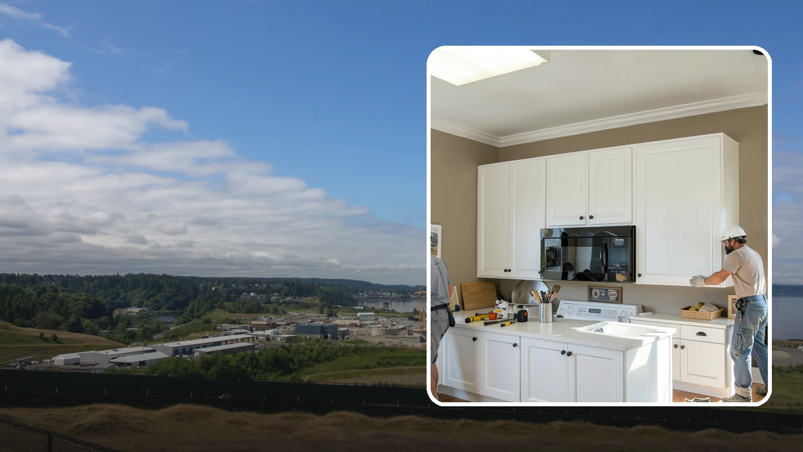 Cabinet Crown Molding in University Place, Pierce County, WA - Adding crown molding to the tops of your cabinets to bridge the gap to the ceiling with a custom, finished look.