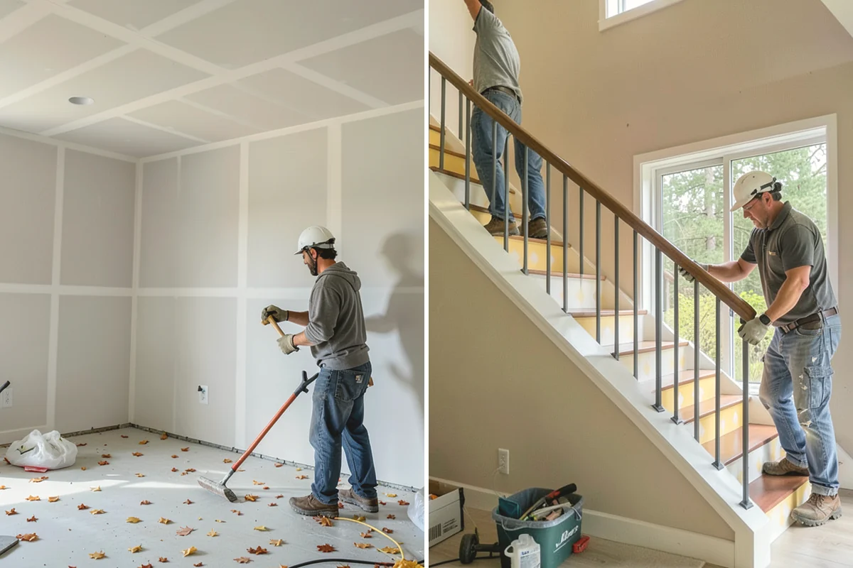Cabinet Crown Molding in University Place, Pierce County, WA - Measure cabinet tops and ceiling variations