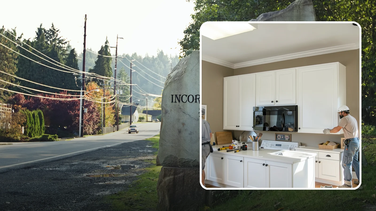 Cabinet Crown Molding in Wilkeson, Pierce County, WA - Adding crown molding to the tops of your cabinets to bridge the gap to the ceiling with a custom, finished look.