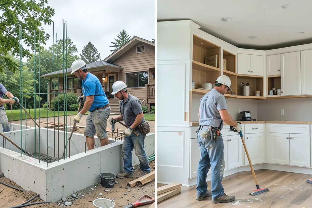 Cabinet Crown Molding in Woodinville, King County, WA - Measure cabinet tops and ceiling variations