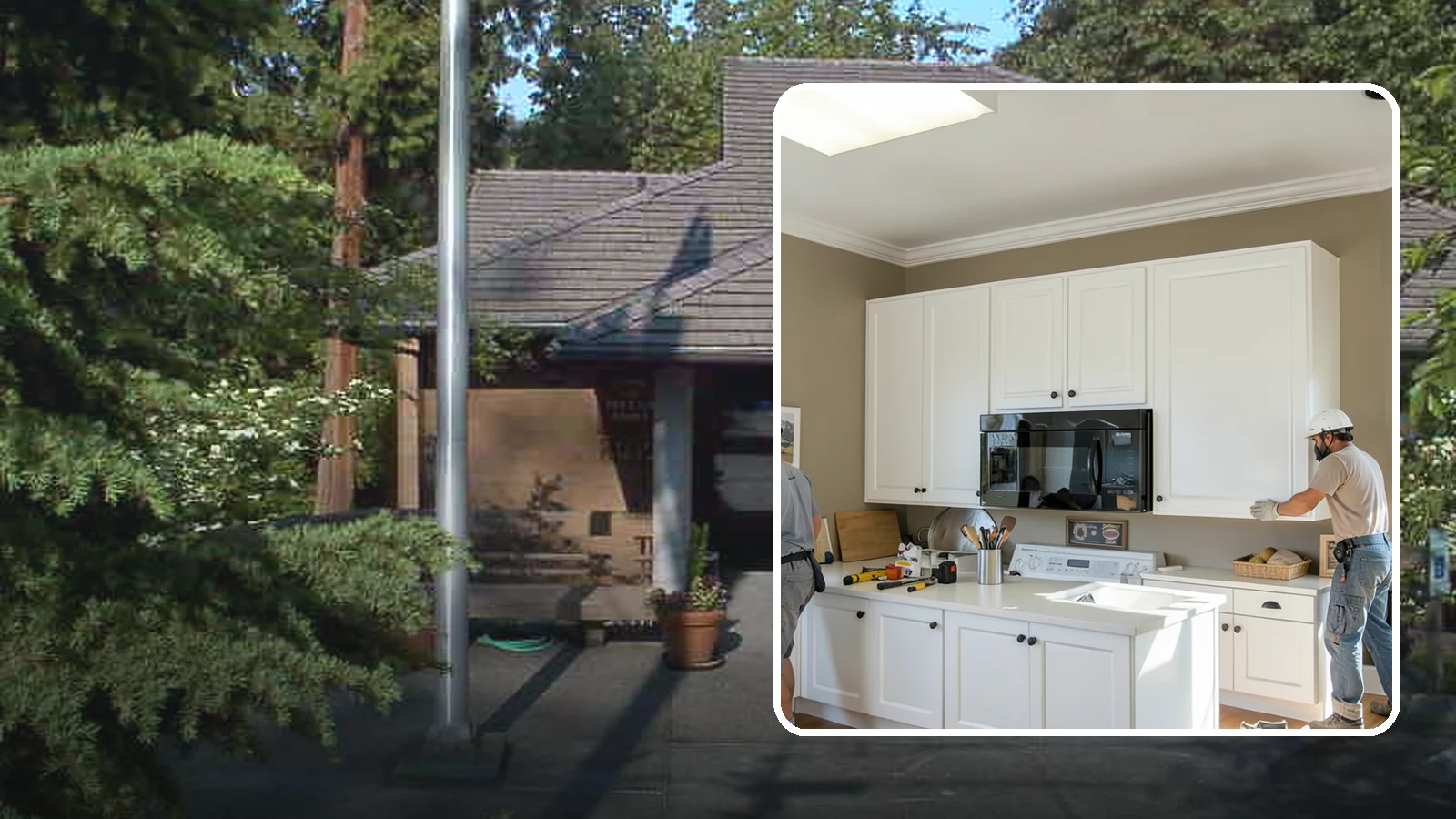 Cabinet Crown Molding in Yarrow Point, King County, WA - Adding crown molding to the tops of your cabinets to bridge the gap to the ceiling with a custom, finished look.