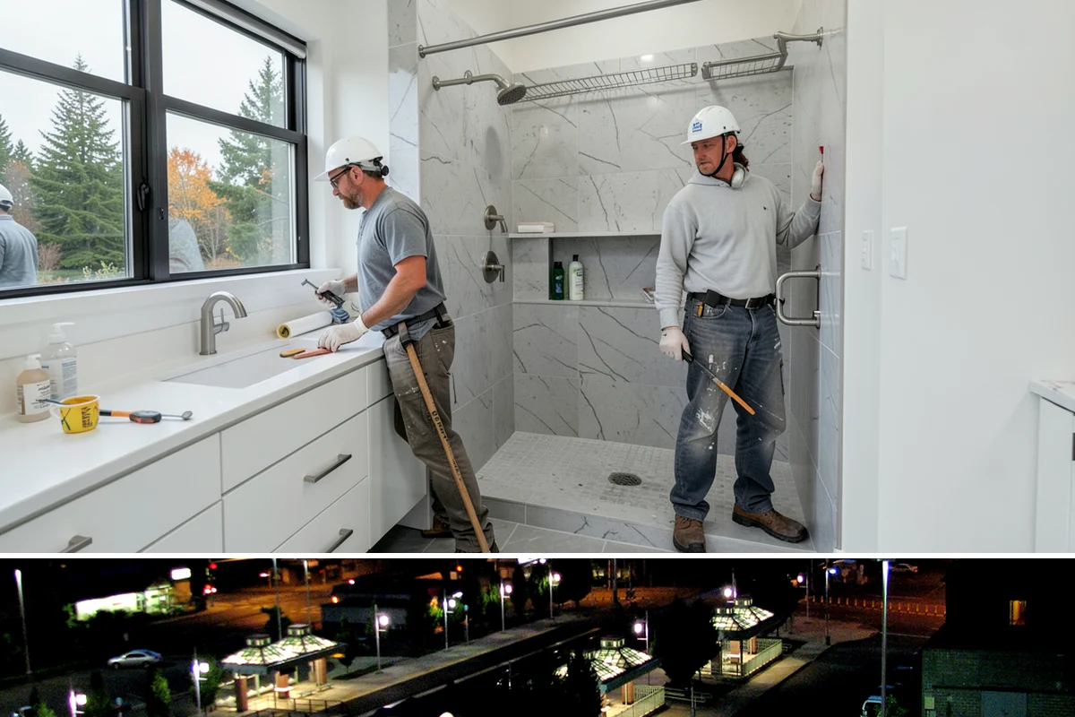Cabinet Door Replacement in Auburn, King County, WA - Cabinet door replacement is quick indoor work available year-round.