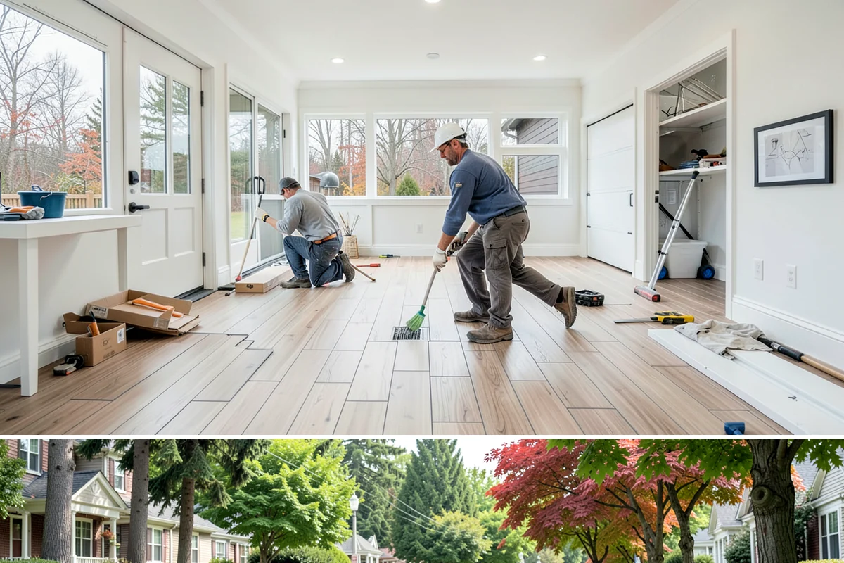 Cabinet Door Replacement in Beaux Arts Village, King County, WA - Cabinet door replacement is quick indoor work available year-round.