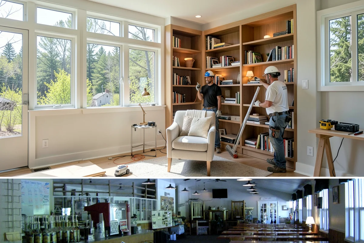 Cabinet Door Replacement in Black Diamond, King County, WA - Cabinet door replacement is quick indoor work available year-round.