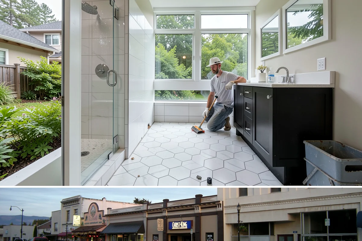 Cabinet Door Replacement in Burlington, Skagit County, WA - Cabinet door replacement is quick indoor work available year-round.