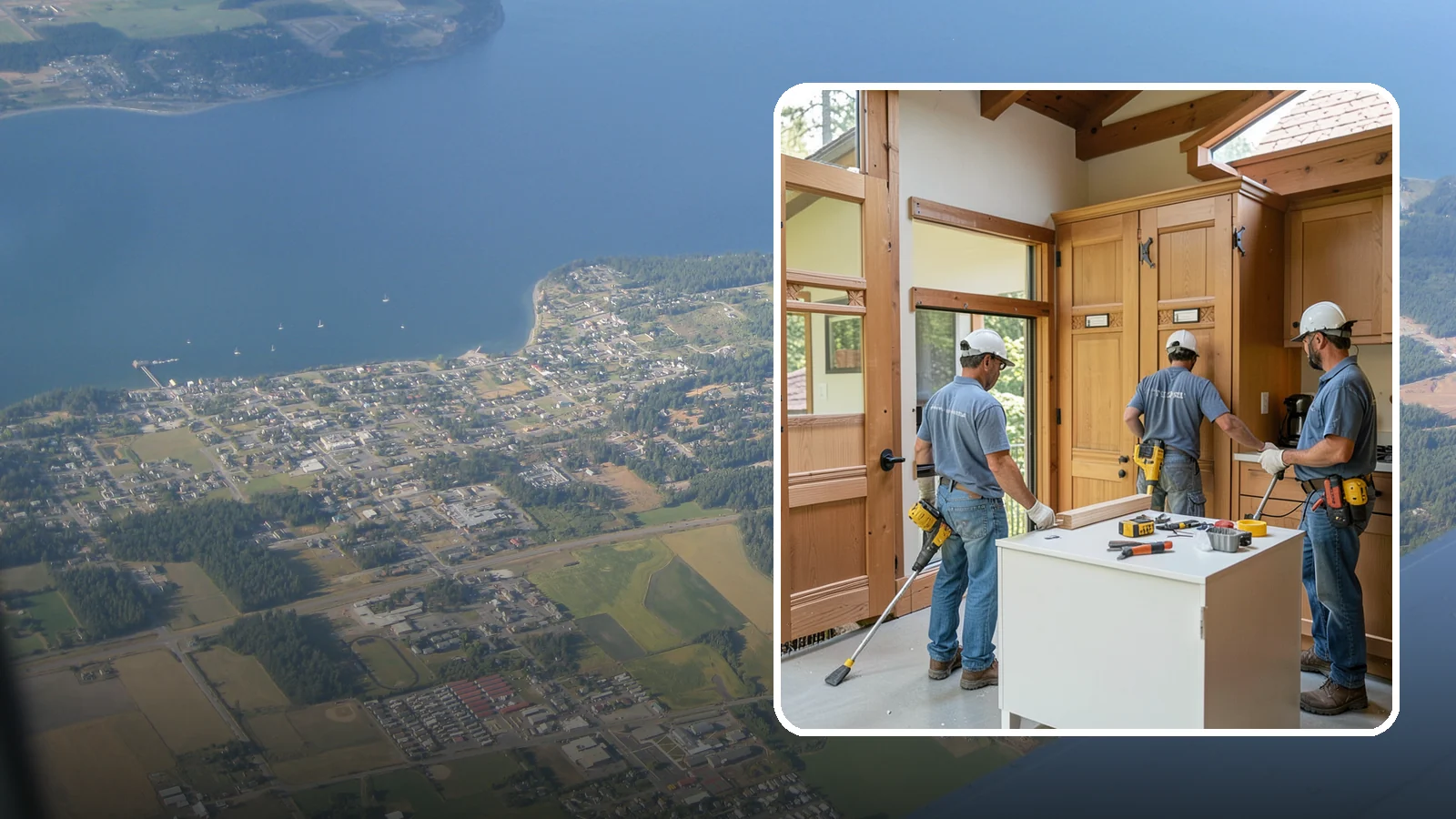 Cabinet Door Replacement in Coupeville, Island County, WA - Replacing tired cabinet doors and drawer fronts to refresh your kitchen without a full cabinet tear-out.