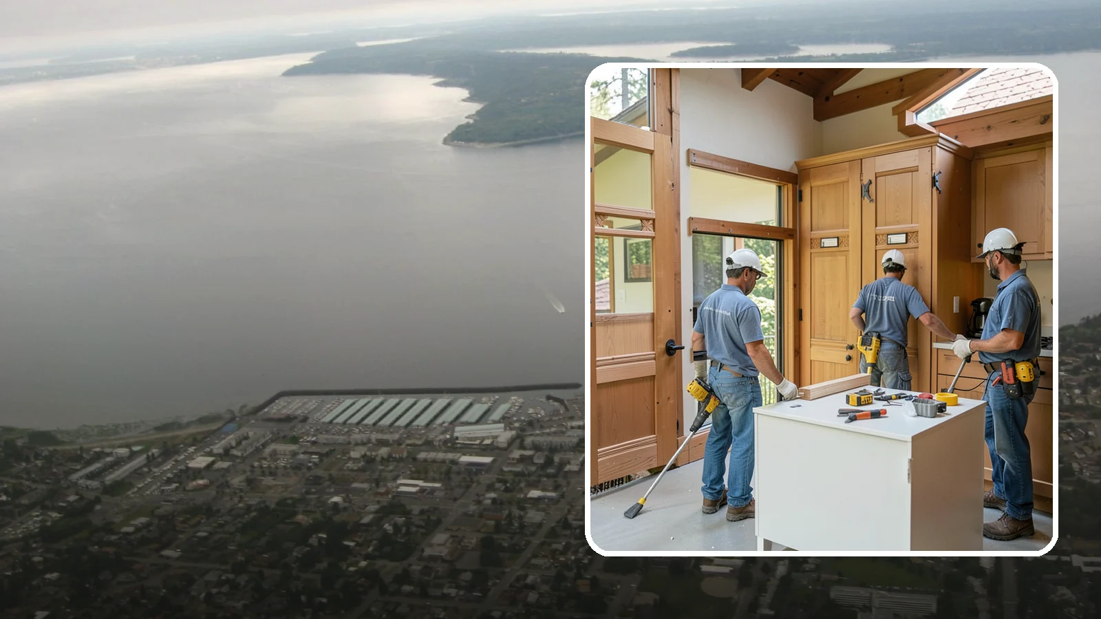Cabinet Door Replacement in Des Moines, King County, WA - Replacing tired cabinet doors and drawer fronts to refresh your kitchen without a full cabinet tear-out.