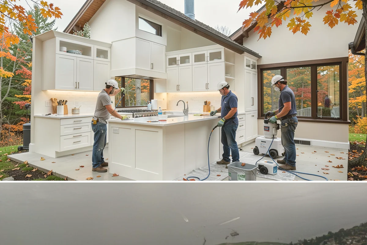 Cabinet Door Replacement in Des Moines, King County, WA - Cabinet door replacement is quick indoor work available year-round.
