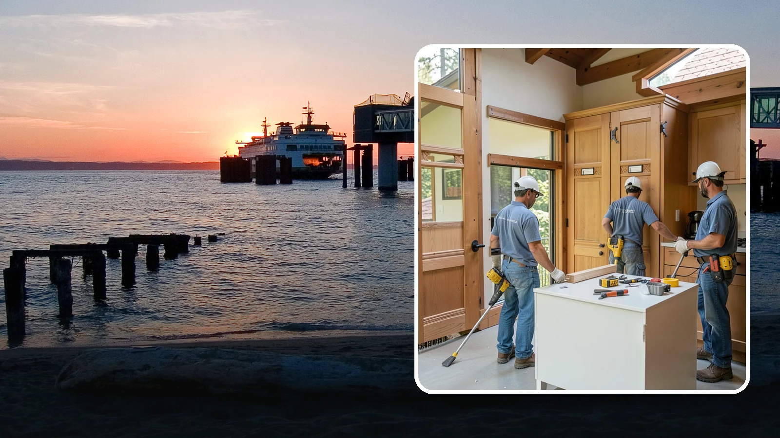 Cabinet Door Replacement in Edmonds, Snohomish County, WA - Replacing tired cabinet doors and drawer fronts to refresh your kitchen without a full cabinet tear-out.