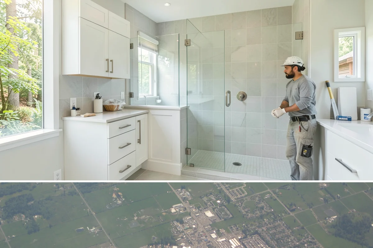 Cabinet Door Replacement in Enumclaw, King County, WA - Cabinet door replacement is quick indoor work available year-round.