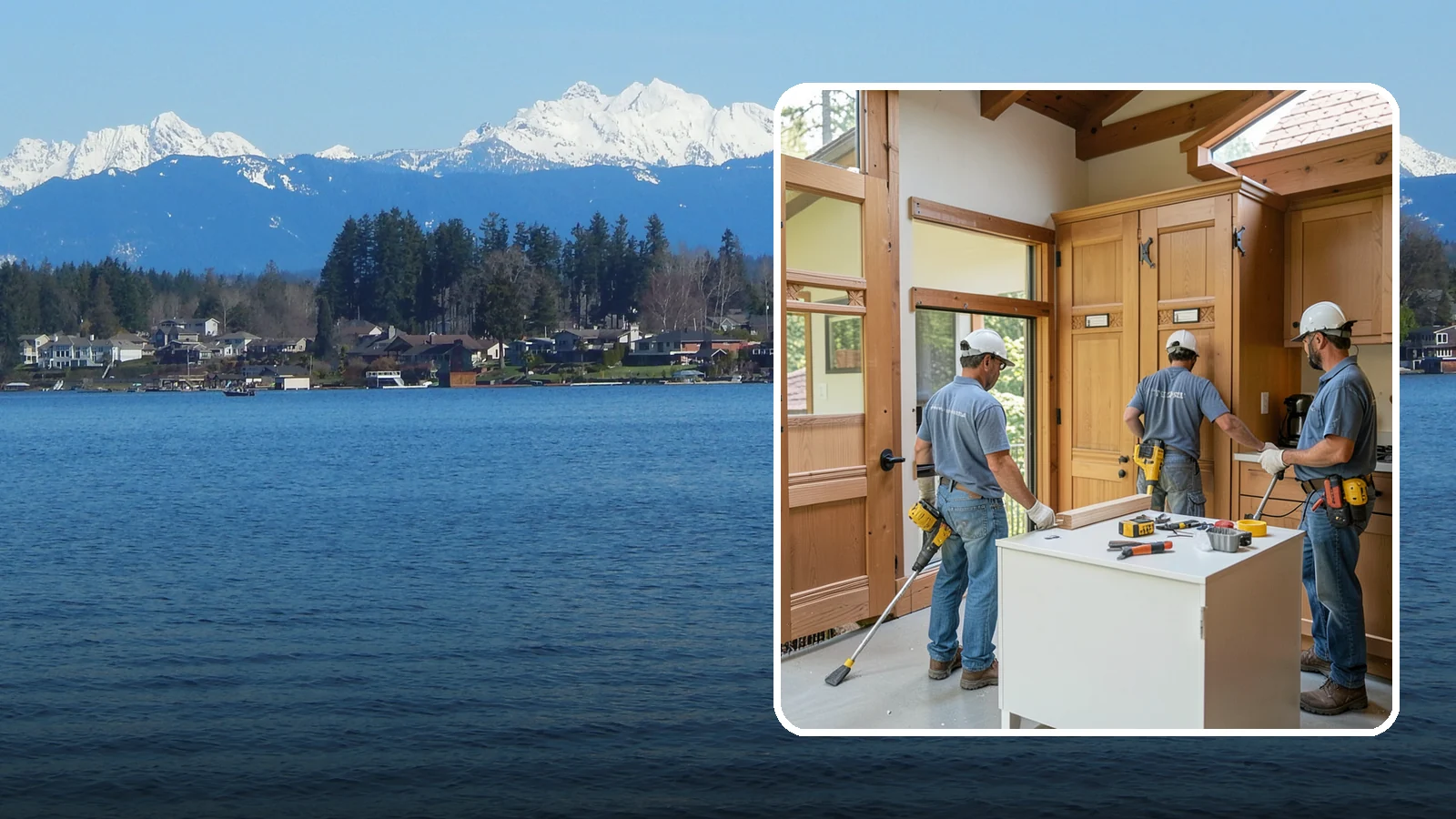 Cabinet Door Replacement in Lake Stevens, Snohomish County, WA - Replacing tired cabinet doors and drawer fronts to refresh your kitchen without a full cabinet tear-out.