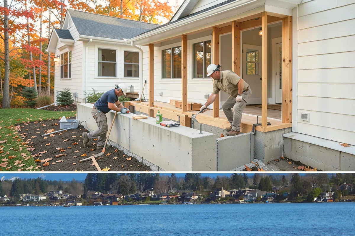 Cabinet Door Replacement in Lake Stevens, Snohomish County, WA - Cabinet door replacement is quick indoor work available year-round.