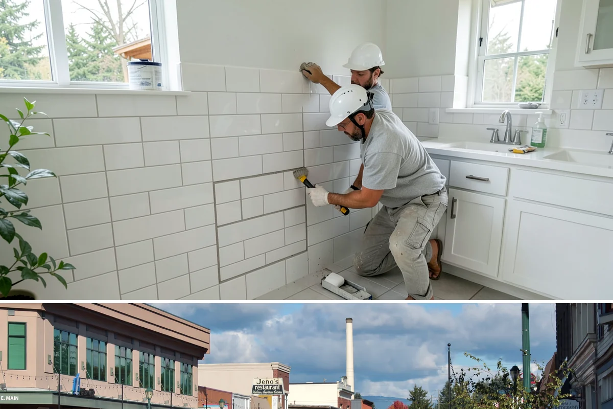 Cabinet Door Replacement in Monroe, Snohomish County, WA - Cabinet door replacement is quick indoor work available year-round.
