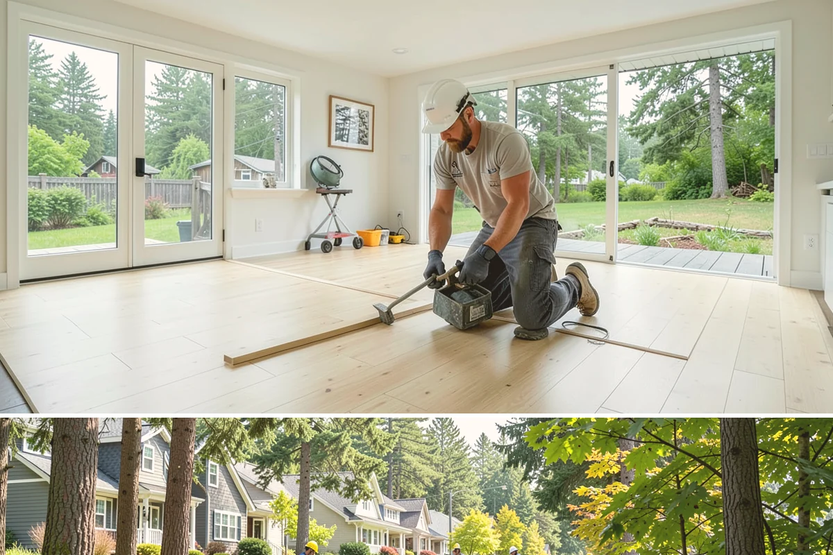 Cabinet Door Replacement in Normandy Park, King County, WA - Cabinet door replacement is quick indoor work available year-round.