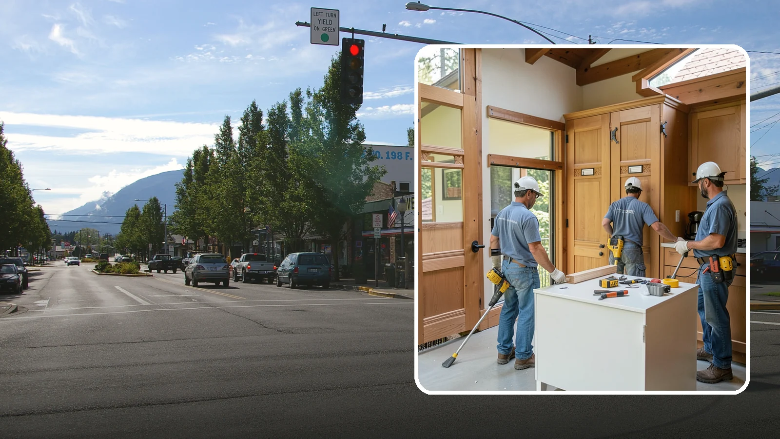 Cabinet Door Replacement in North Bend, King County, WA - Replacing tired cabinet doors and drawer fronts to refresh your kitchen without a full cabinet tear-out.