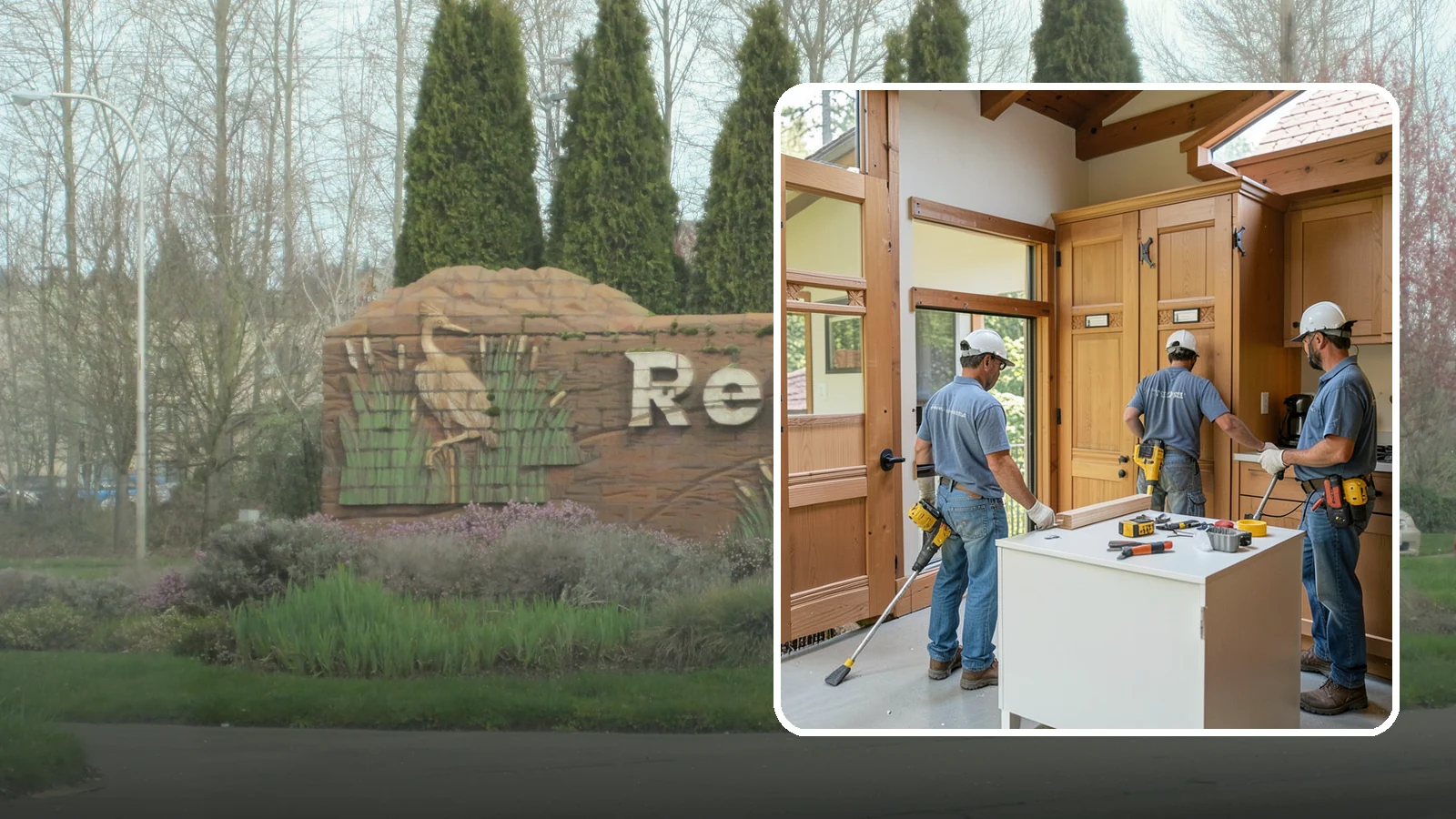 Cabinet Door Replacement in Renton, King County, WA - Replacing tired cabinet doors and drawer fronts to refresh your kitchen without a full cabinet tear-out.