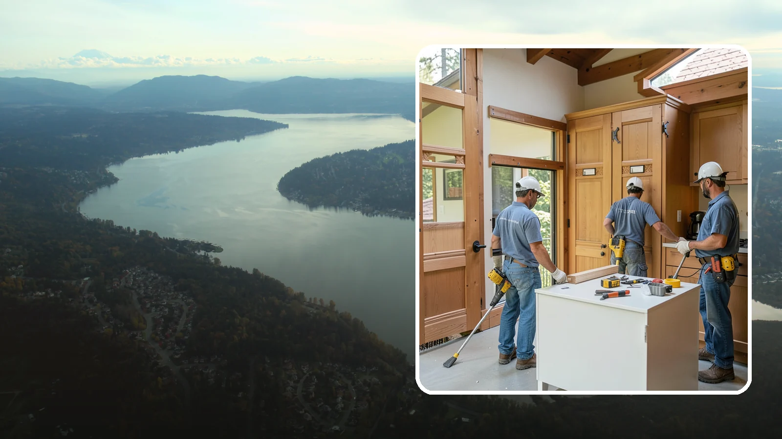 Cabinet Door Replacement in Sammamish, King County, WA - Replacing tired cabinet doors and drawer fronts to refresh your kitchen without a full cabinet tear-out.