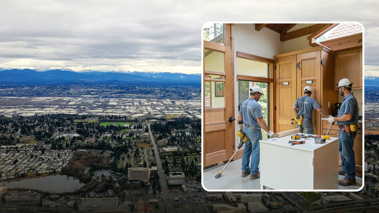 Cabinet Door Replacement in SeaTac, King County, WA - Replacing tired cabinet doors and drawer fronts to refresh your kitchen without a full cabinet tear-out.