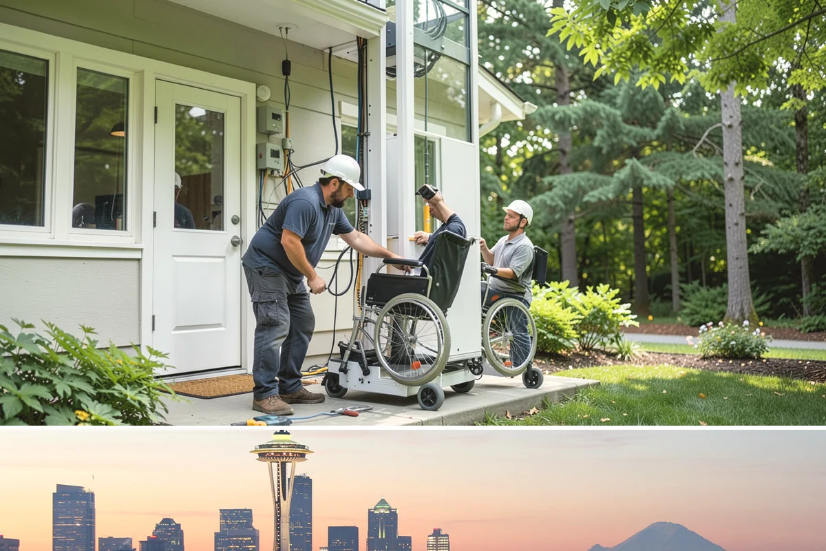 Cabinet Door Replacement in Seattle, King County, WA - Cabinet door replacement is quick indoor work available year-round.