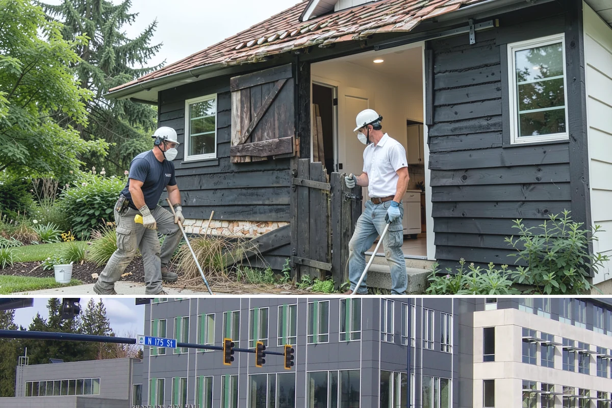 Cabinet Door Replacement in Shoreline, King County, WA - Cabinet door replacement is quick indoor work available year-round.