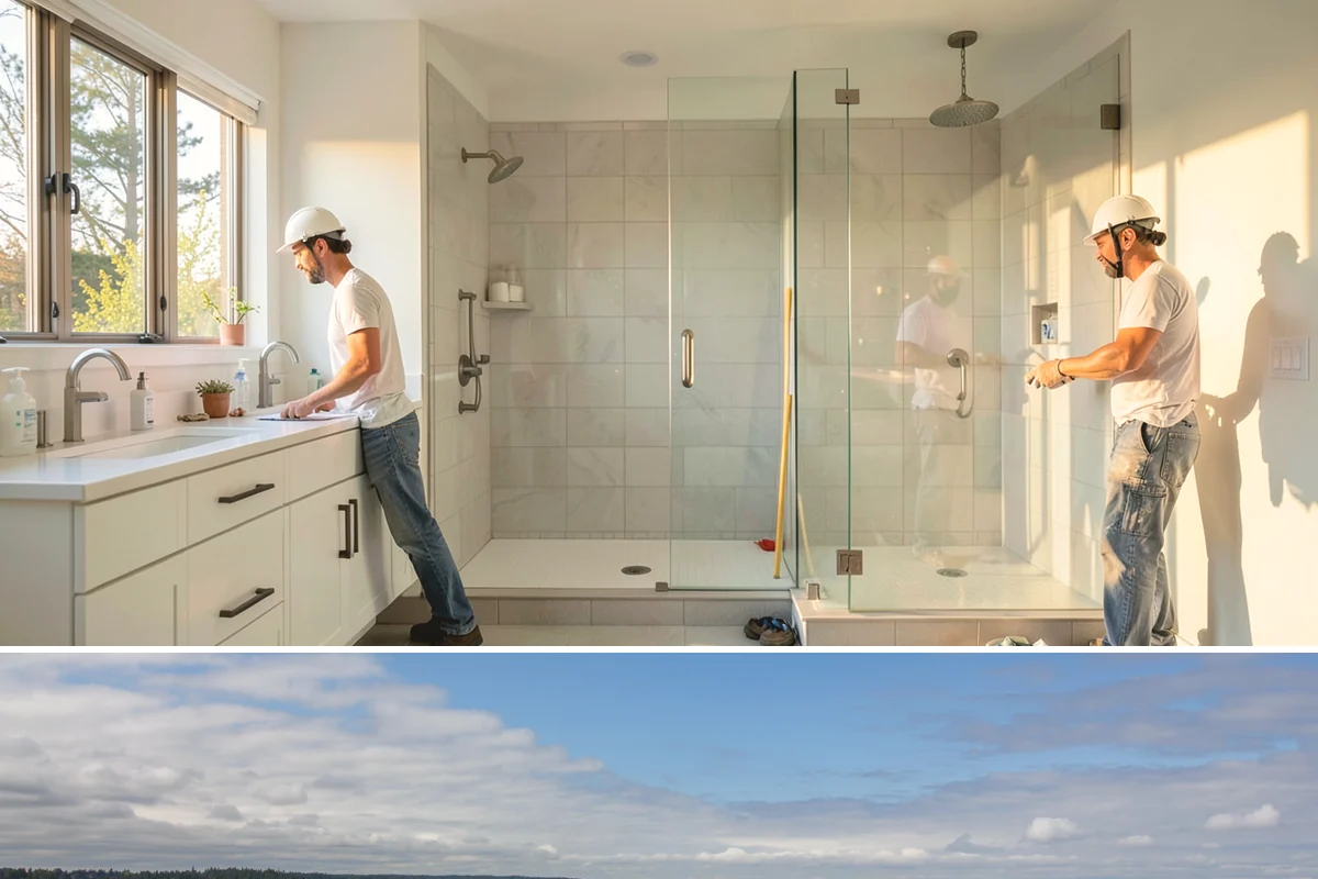 Cabinet Door Replacement in University Place, Pierce County, WA - Cabinet door replacement is quick indoor work available year-round.