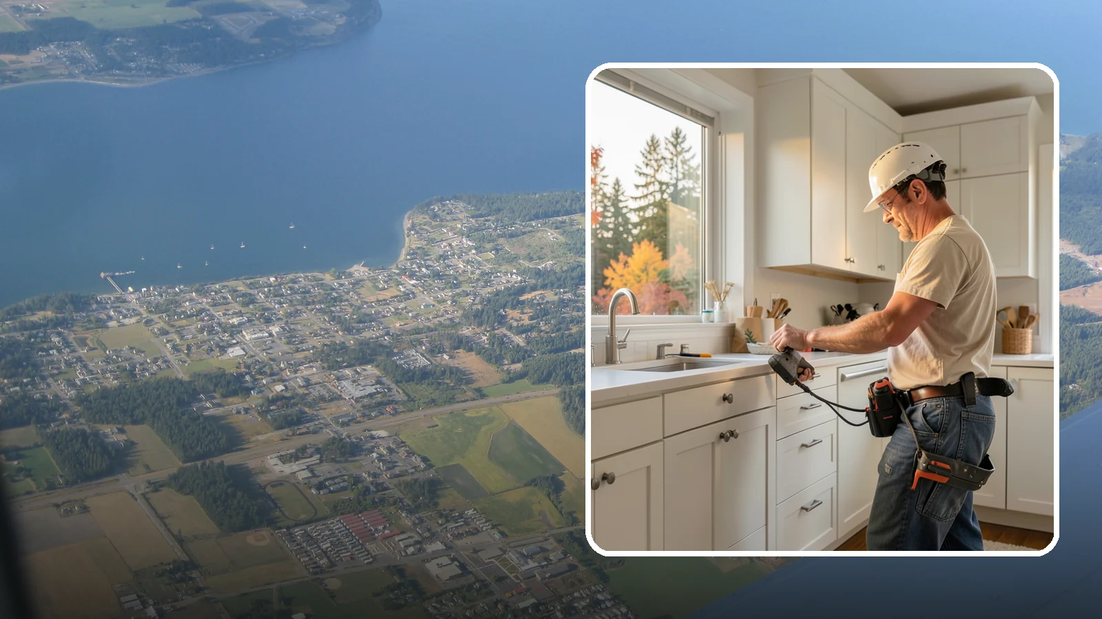 Cabinet Hardware Replacement in Coupeville, Island County, WA - Swapping out dated knobs and pulls for new hardware, drilled and aligned for a clean, consistent look.