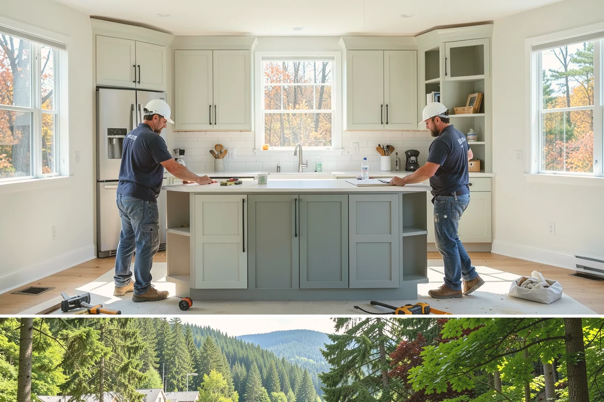 Cabinet Hardware Replacement in Lake Forest Park, King County, WA - This quick upgrade fits any time of year and pairs naturally with a cabinet refresh in the fall.