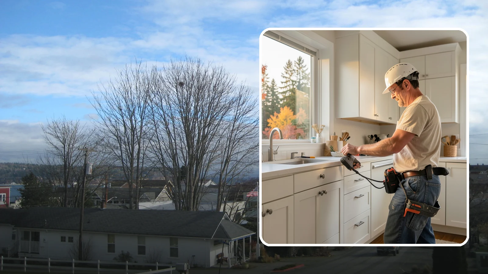 Cabinet Hardware Replacement in Langley, Island County, WA - Swapping out dated knobs and pulls for new hardware, drilled and aligned for a clean, consistent look.
