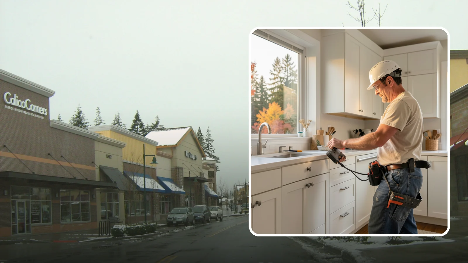 Cabinet Hardware Replacement in Mill Creek, Snohomish County, WA - Swapping out dated knobs and pulls for new hardware, drilled and aligned for a clean, consistent look.