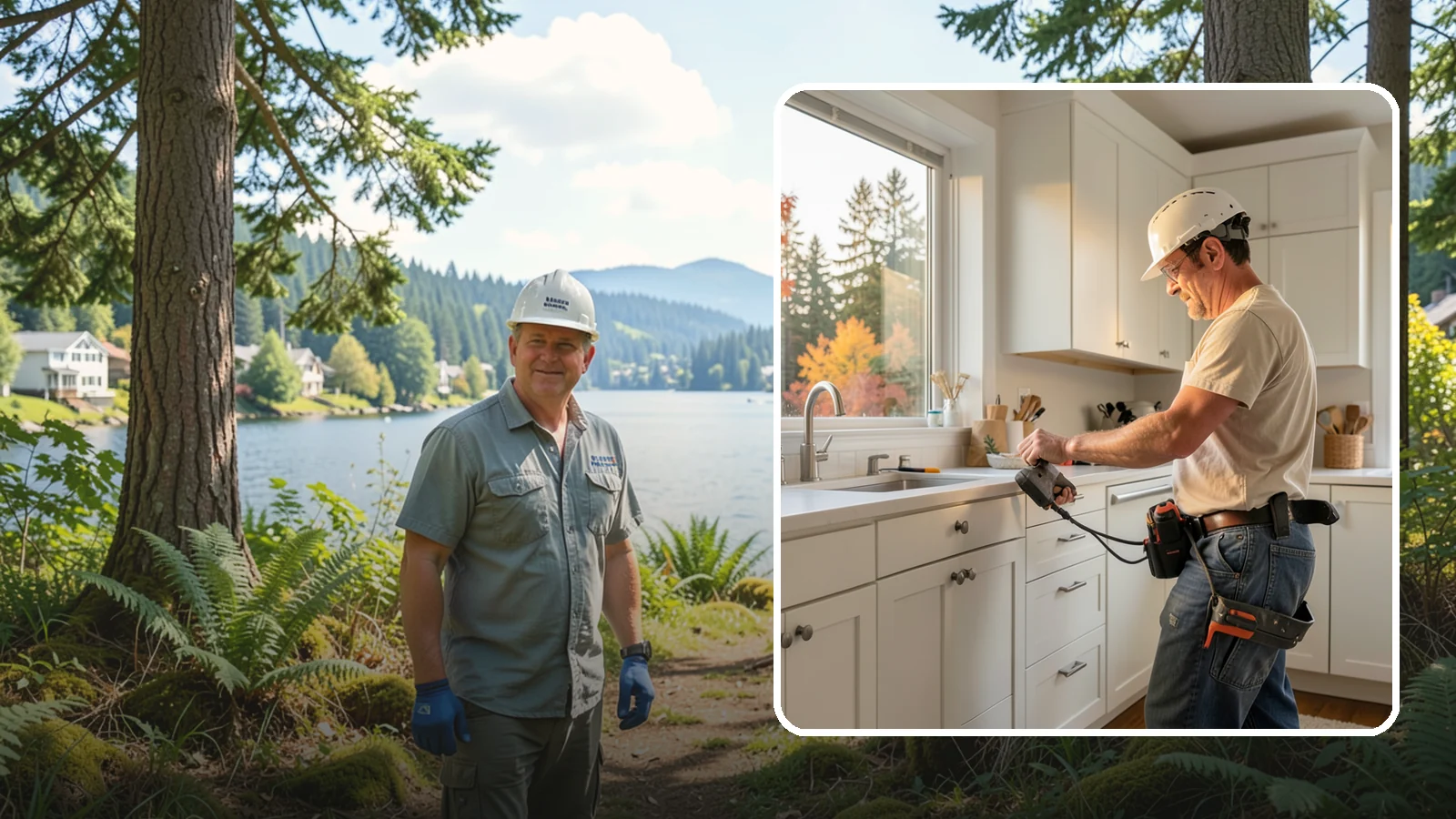 Cabinet Hardware Replacement in Milton, King County, WA - Swapping out dated knobs and pulls for new hardware, drilled and aligned for a clean, consistent look.