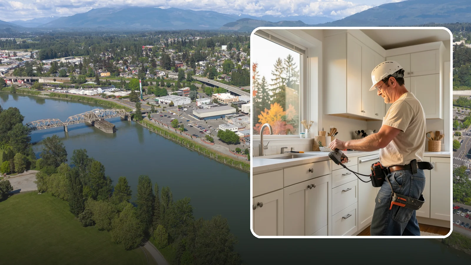 Cabinet Hardware Replacement in Mount Vernon, Skagit County, WA - Swapping out dated knobs and pulls for new hardware, drilled and aligned for a clean, consistent look.