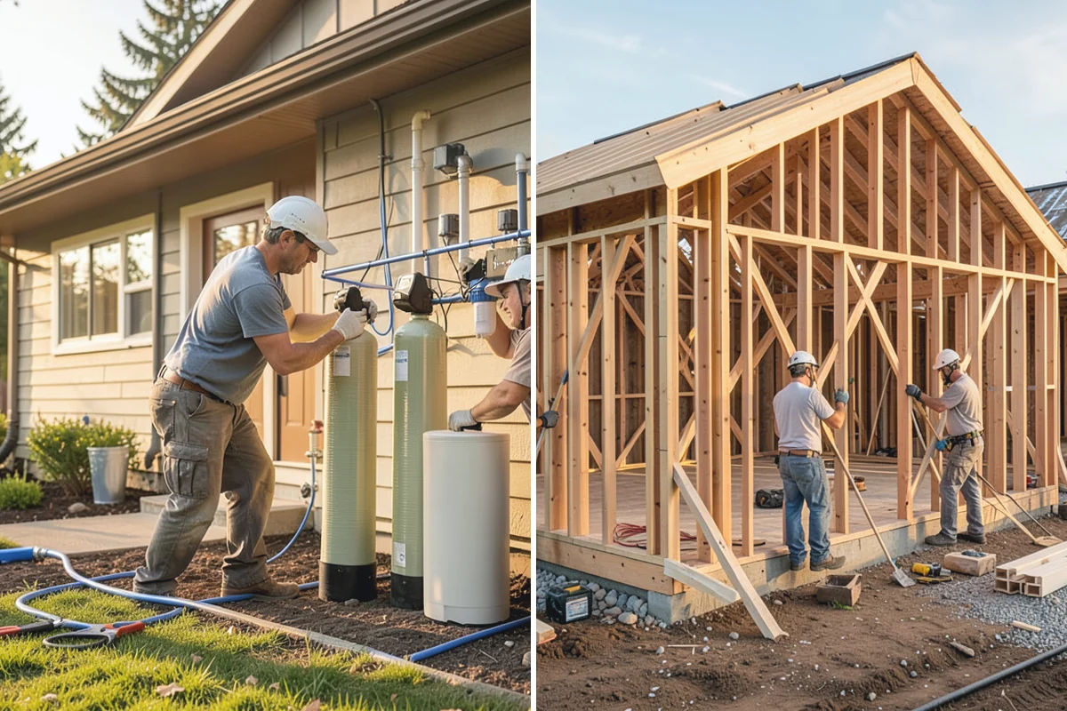 Cabinet Installation in Darrington, Snohomish County, WA - Verify layout lines and locate wall studs