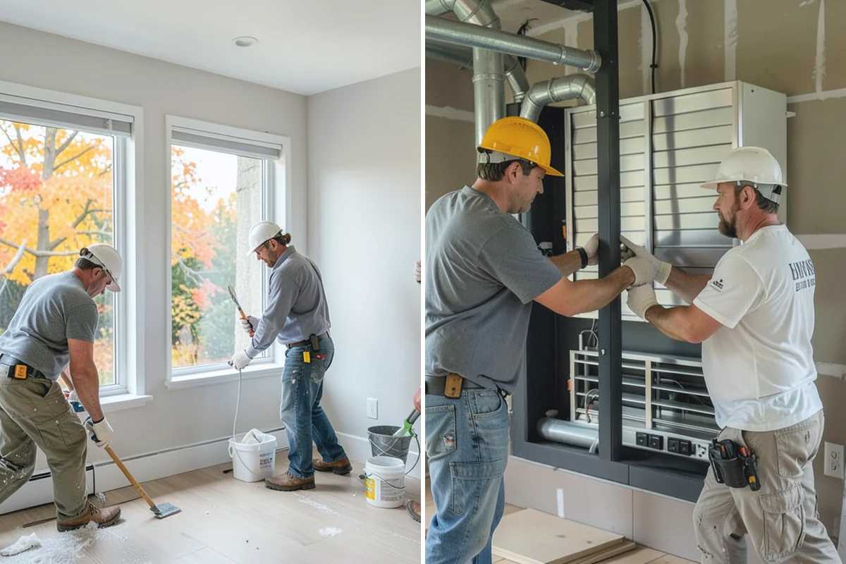 Cabinet Installation in Des Moines, King County, WA - Verify layout lines and locate wall studs