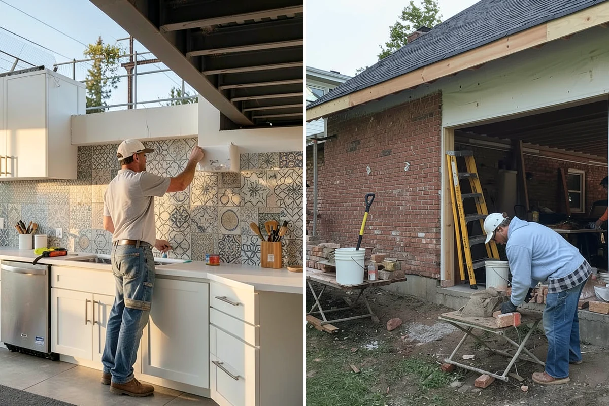 Cabinet Installation in Gig Harbor, Pierce County, WA - Verify layout lines and locate wall studs