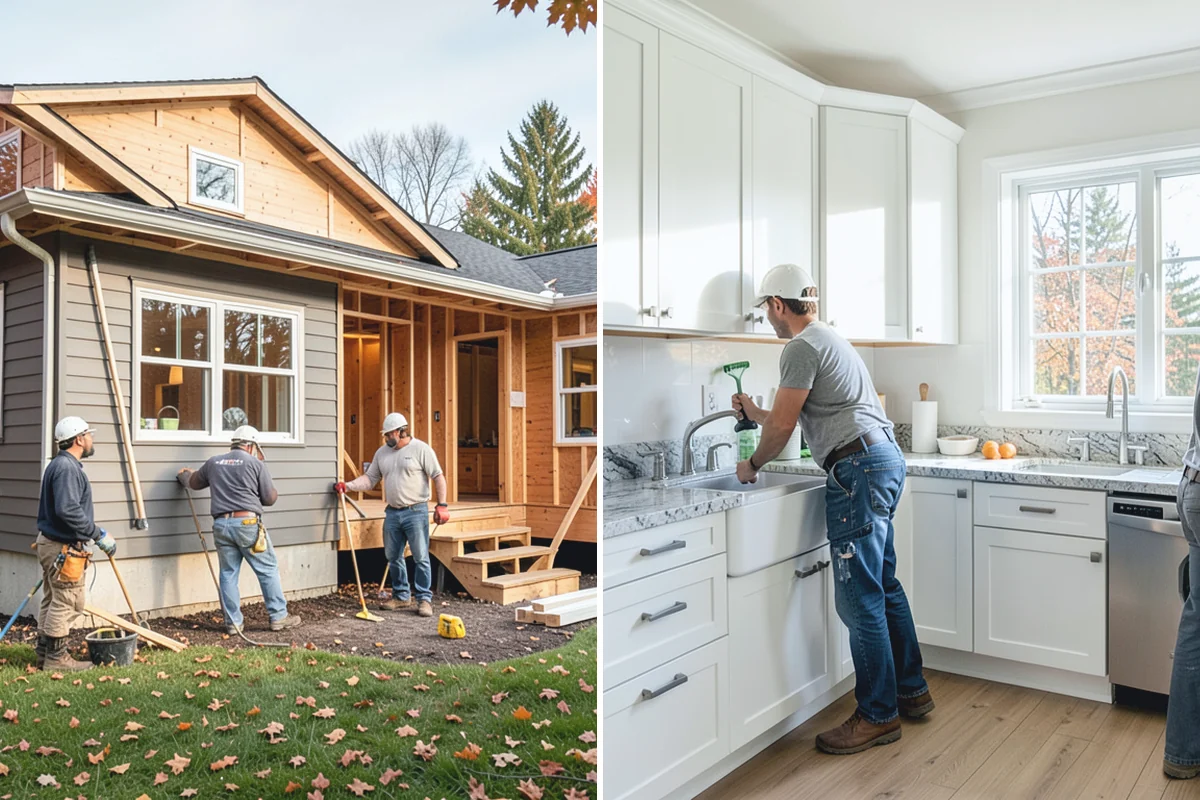 Cabinet Installation in Granite Falls, Snohomish County, WA - Verify layout lines and locate wall studs