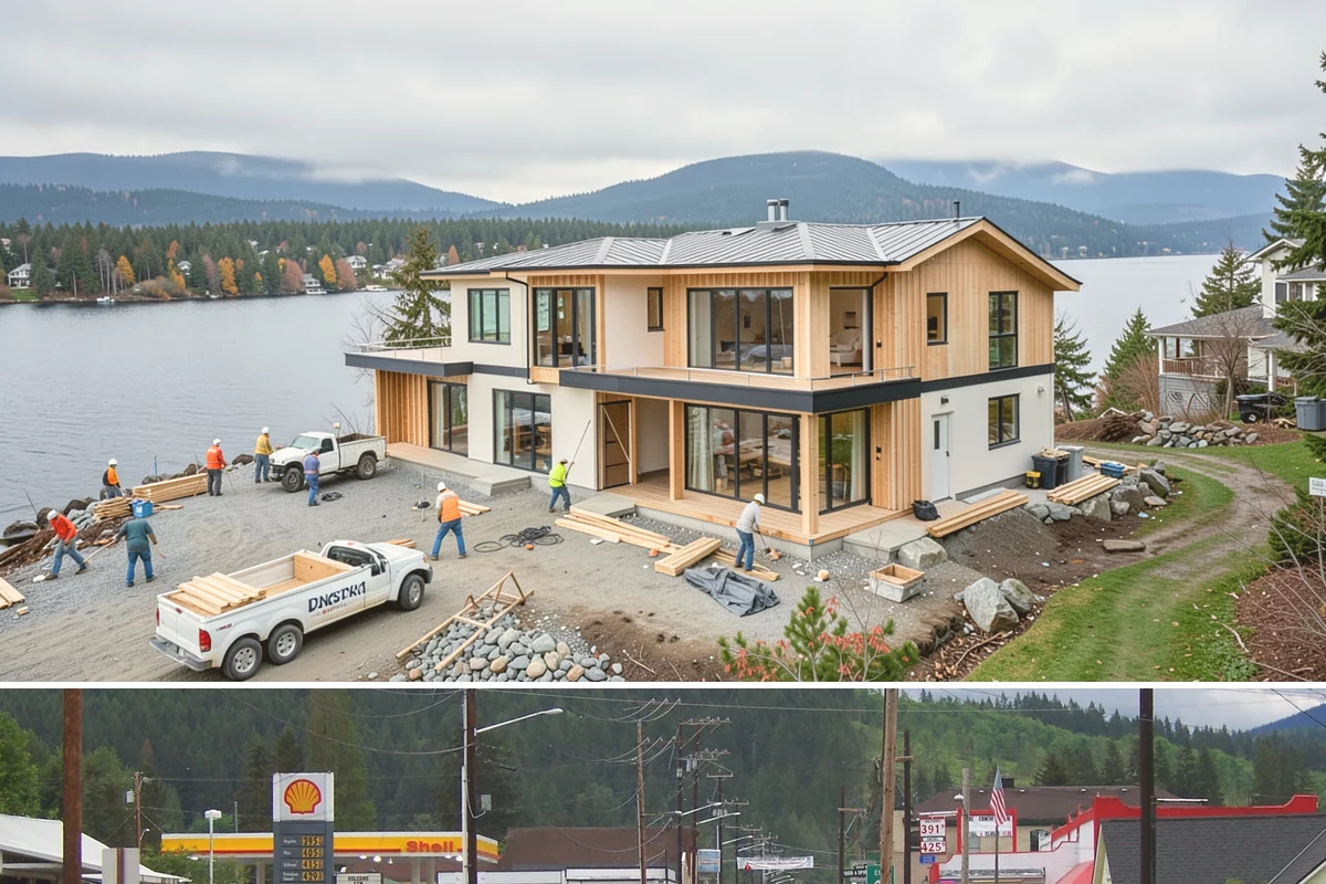 Cabinet Installation in Granite Falls, Snohomish County, WA - Any dry season works well for installation since cabinets go in after the messy rough-in phases are complete.