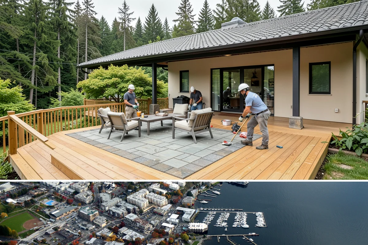 Cabinet Installation in Kirkland, King County, WA - Any dry season works well for installation since cabinets go in after the messy rough-in phases are complete.