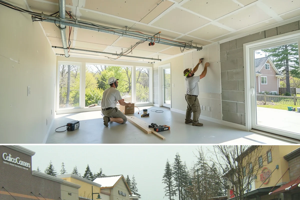Cabinet Installation in Mill Creek, Snohomish County, WA - Any dry season works well for installation since cabinets go in after the messy rough-in phases are complete.