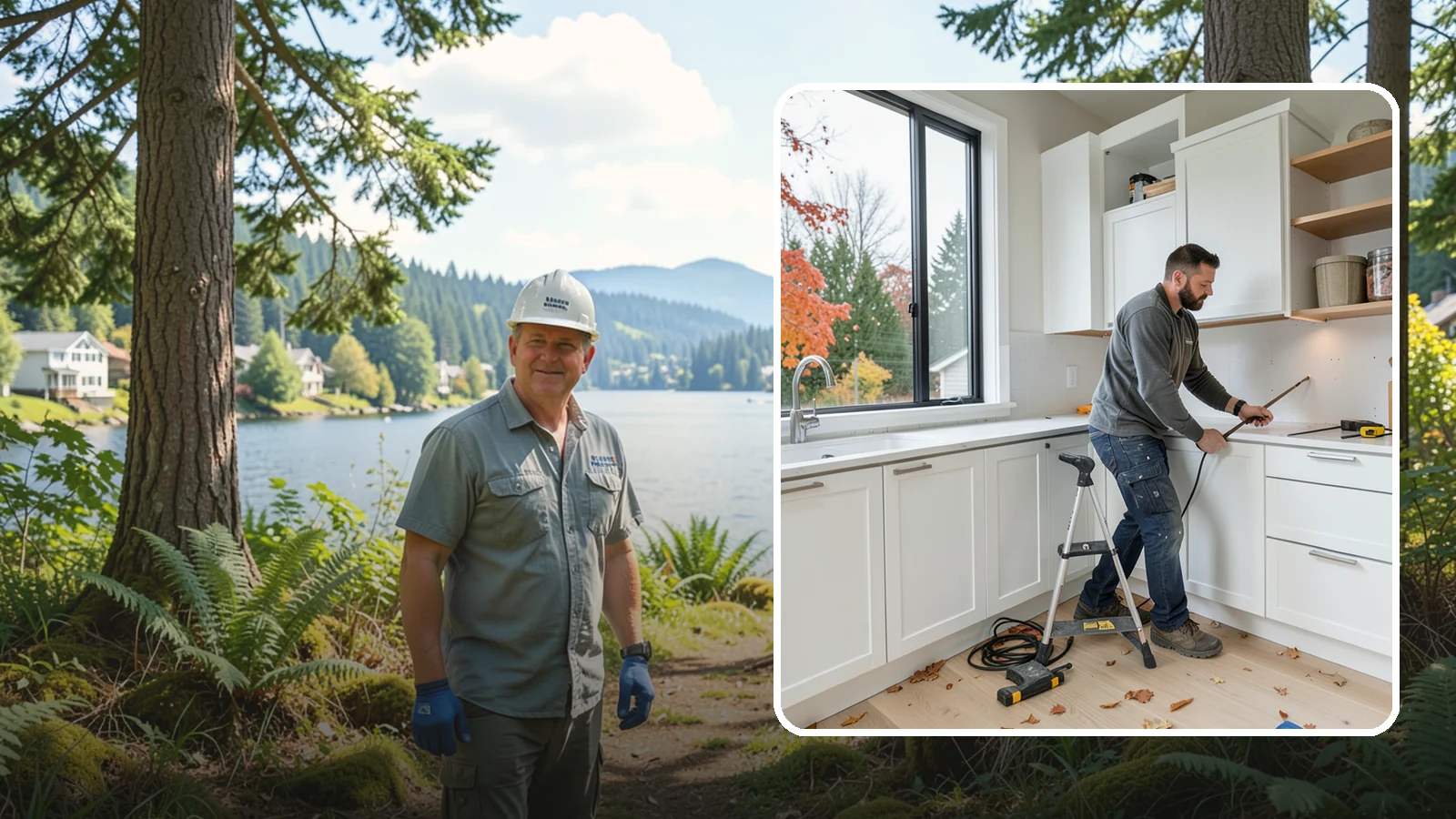 Cabinet Installation in Milton, King County, WA - Precise installation of new kitchen cabinets, set level, plumb, and secure to your walls and floor.